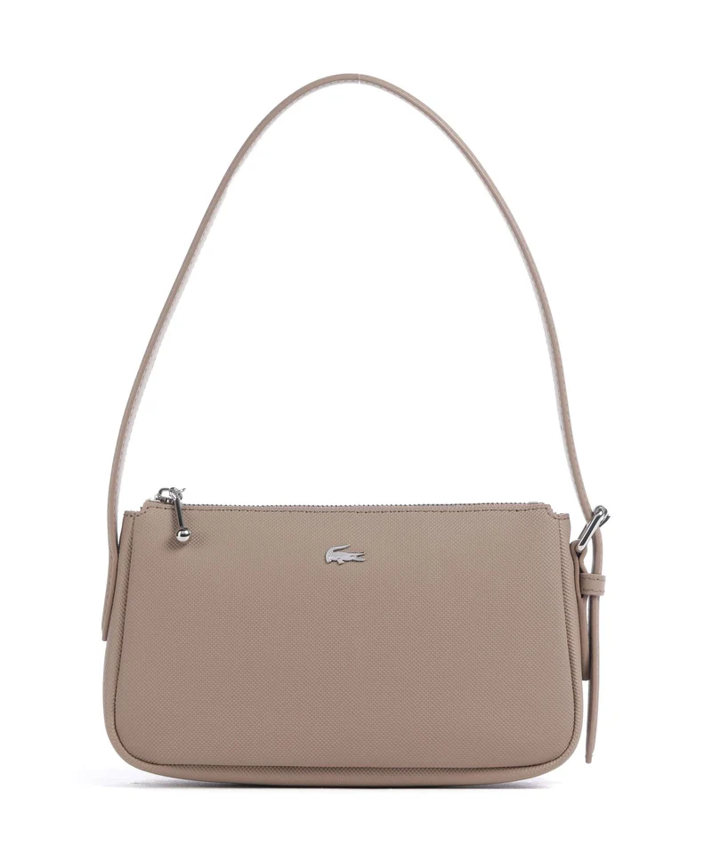 Lacoste Daily City Sac porté épaule taupe