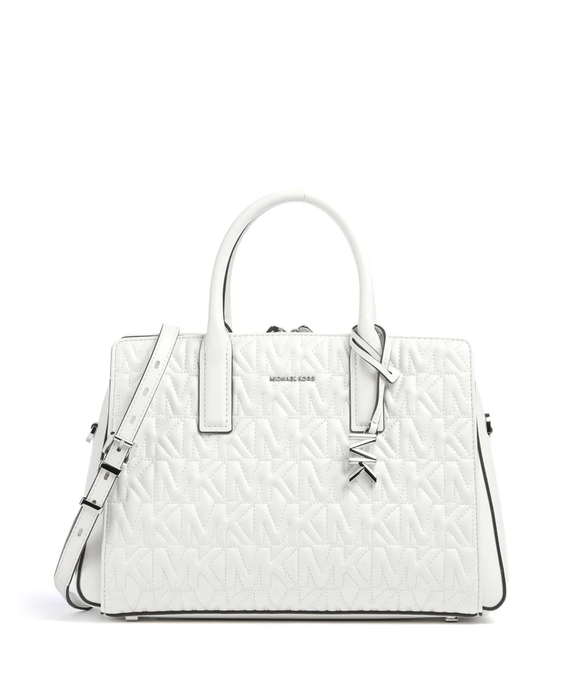 Michael Kors Laila Medium Sac à main optic white