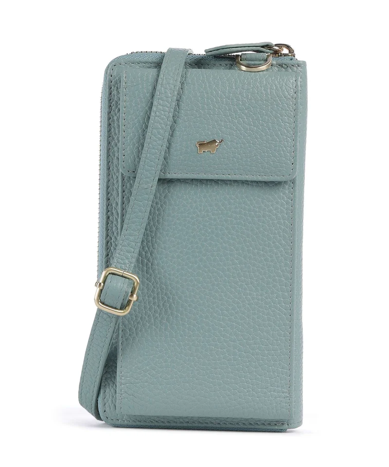 Braun Büffel Asti Pochette telephone green mistle