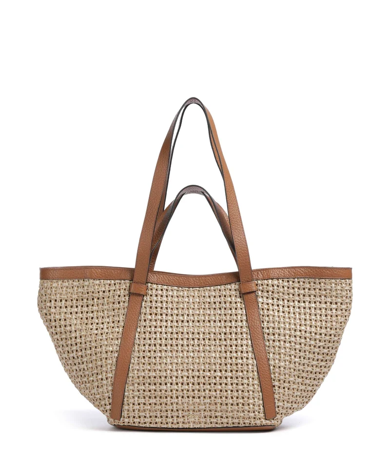 Abro Raffia Cordino Cosmo Large Cabas caramel/cognac