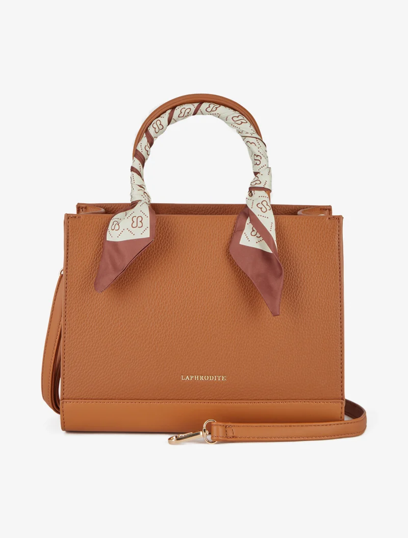 Sac à main Mirta grainé - Camel