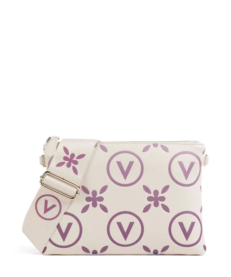 Valentino Bags Samba Re Print Sac bandoulière ecru/rosa