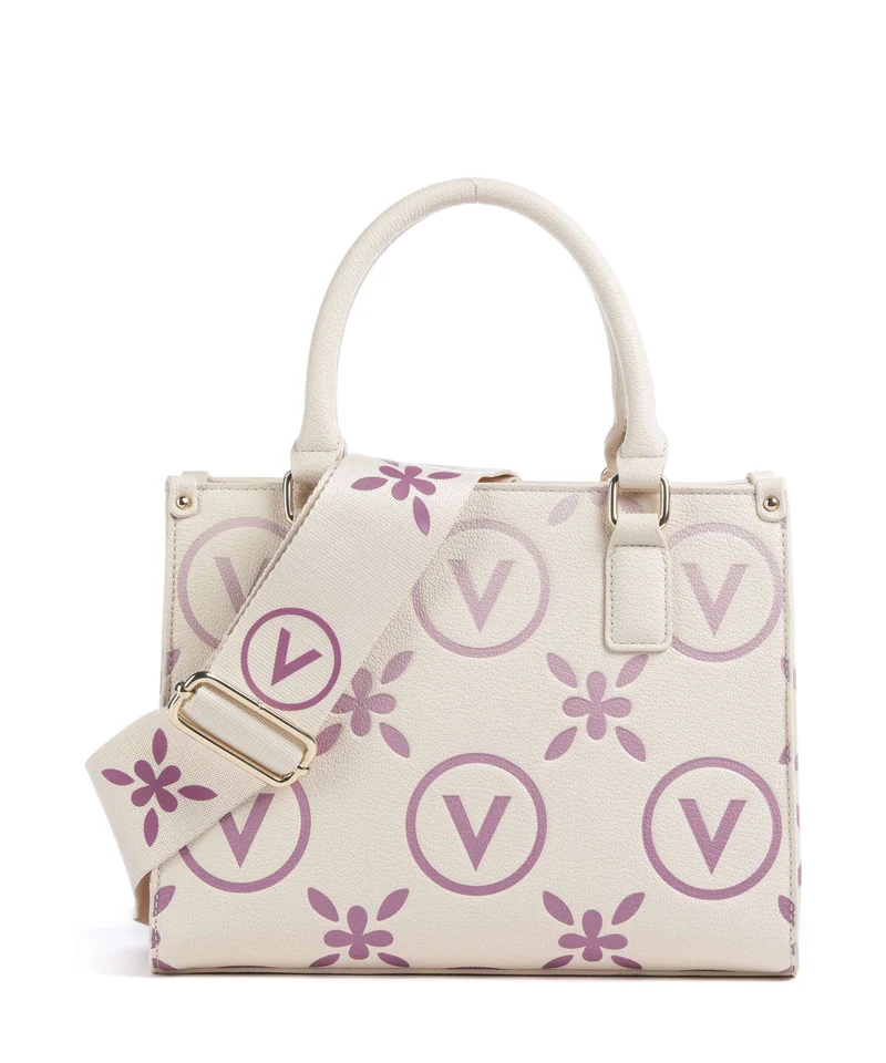 Valentino Bags Samba Re Print Sac à main ecru/rosa