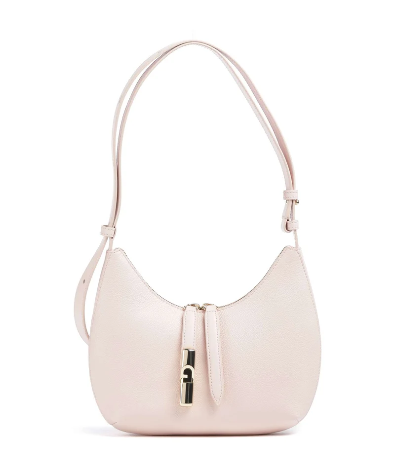 Furla Goccia S Sac porté épaule dusty pink