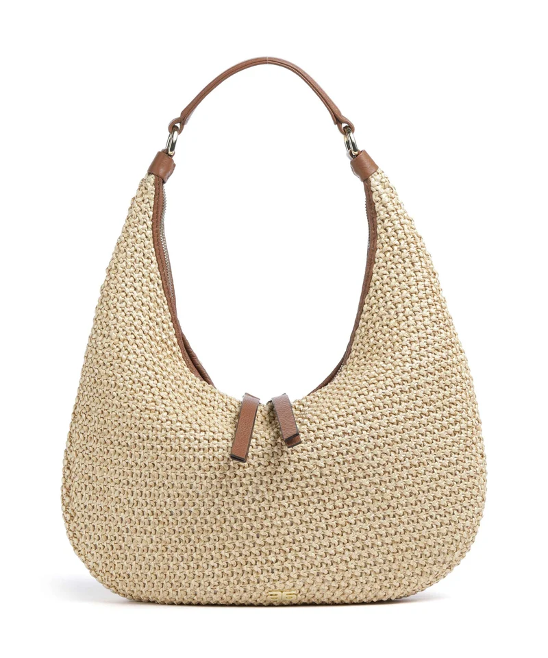 Abro Maglia Raffia Nana Small Sac fourre-tout natural/nut