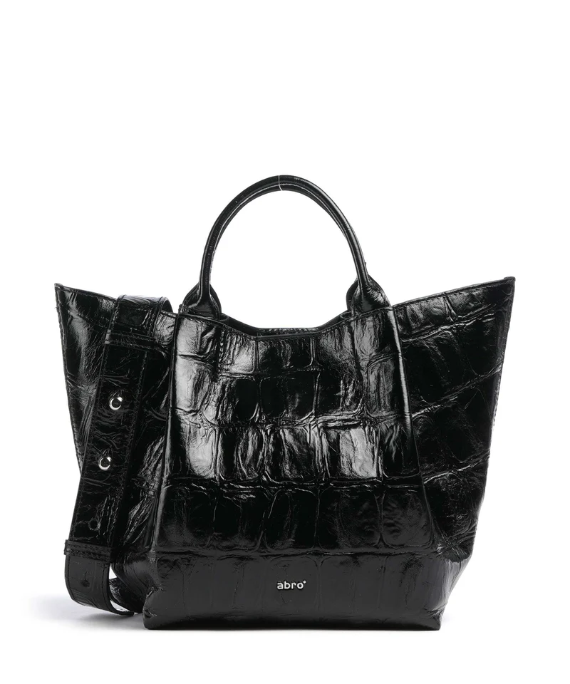 Abro Maxi Cocco Essential Small Sac à main black/nickel