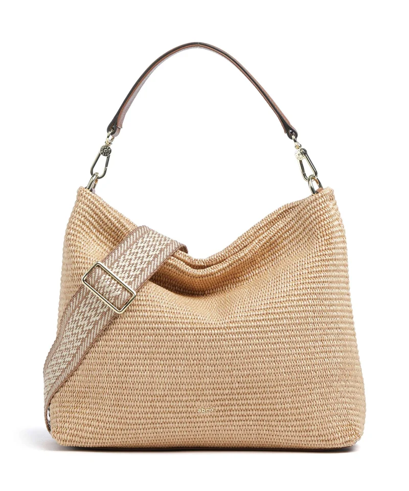 Abro Raffia Kaia Sac fourre-tout natural