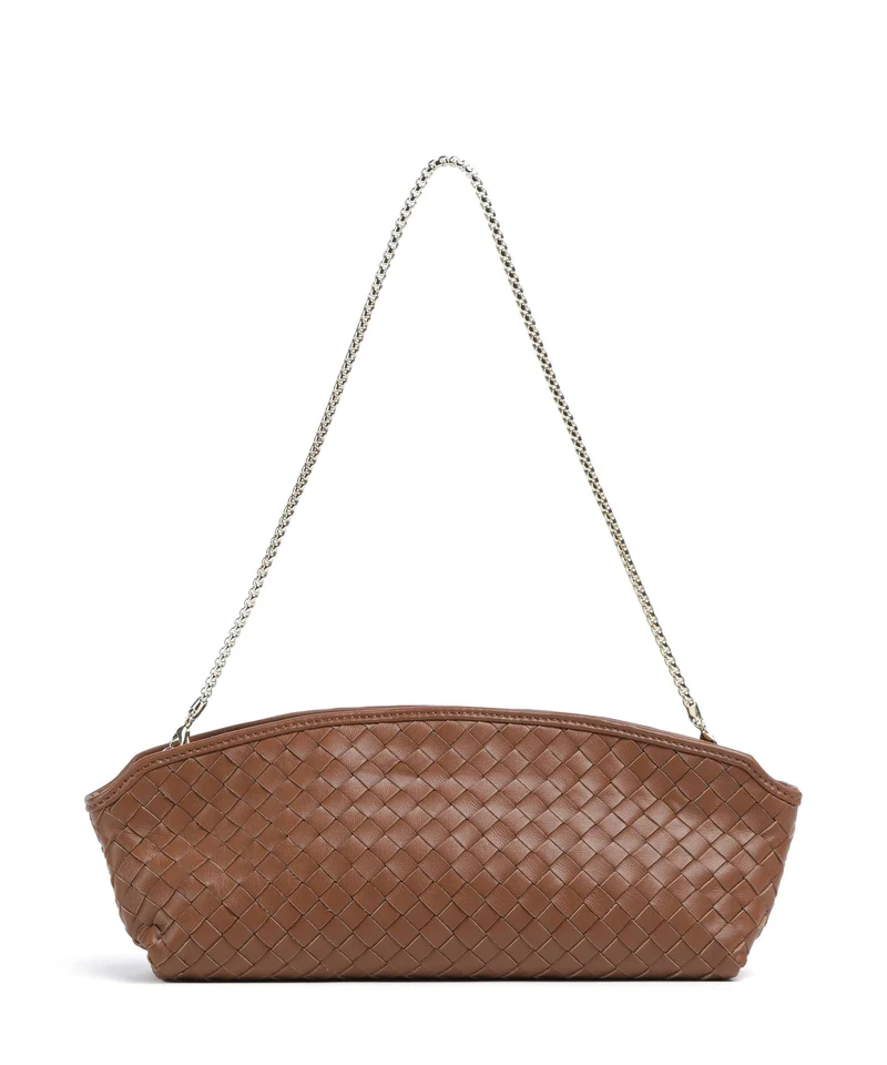 Abro Piuma Ballroom Sac porté épaule caramel/cognac
