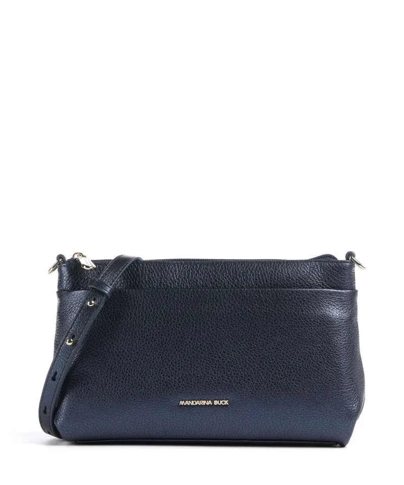Mandarina Duck Mellow Metal Sac bandoulière blue indigo