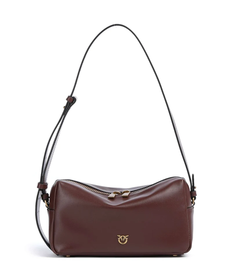 Pinko Sac porté épaule burgundy wine/antique gold