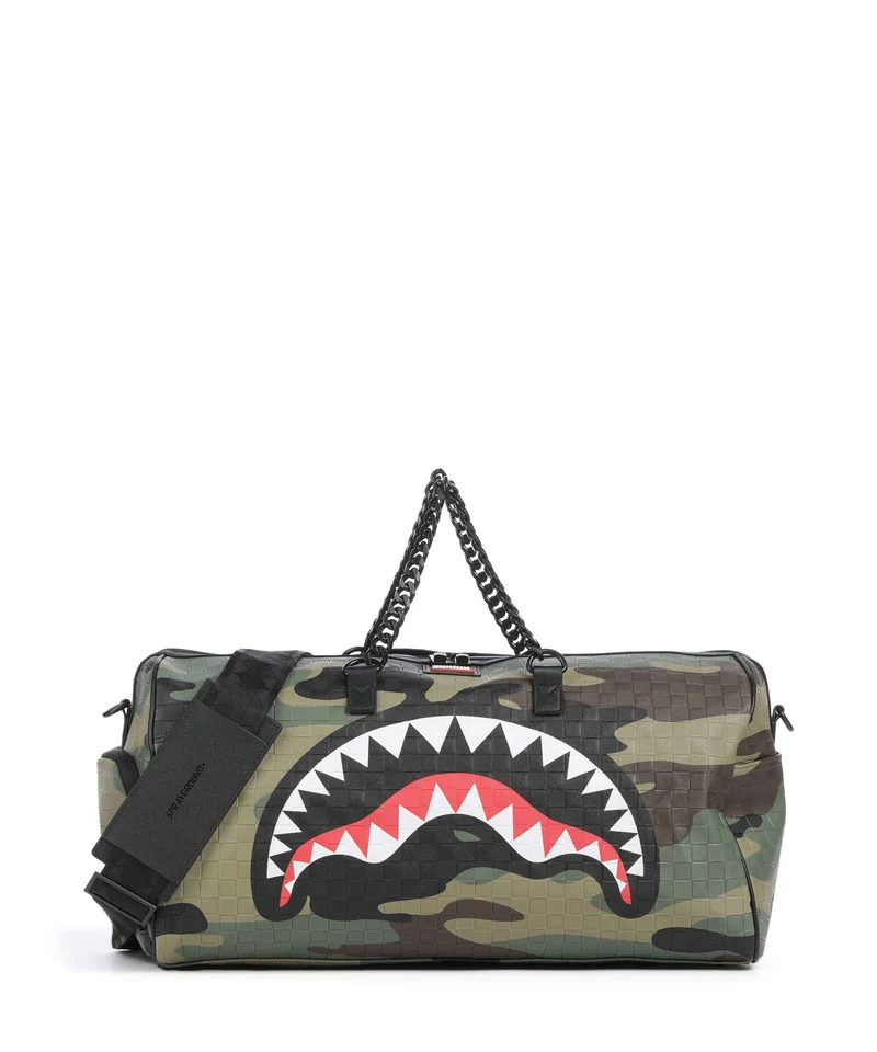 Sprayground Woodland Camo Check Sac week-end multicolour