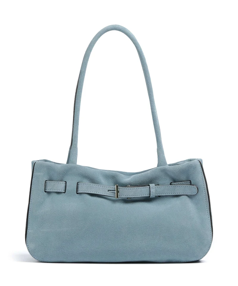 Abro Suede Jill Sac porté épaule sapphire