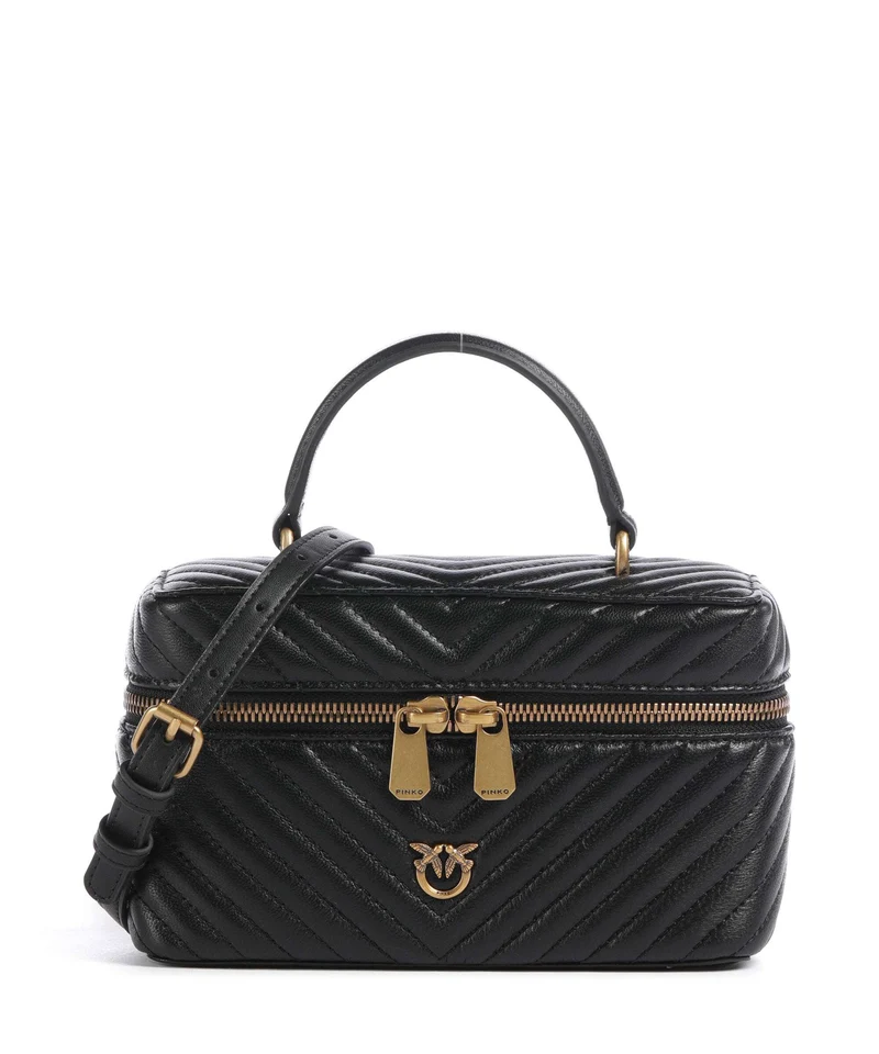 Pinko Vanity Mini Sac à main nero/antique gold