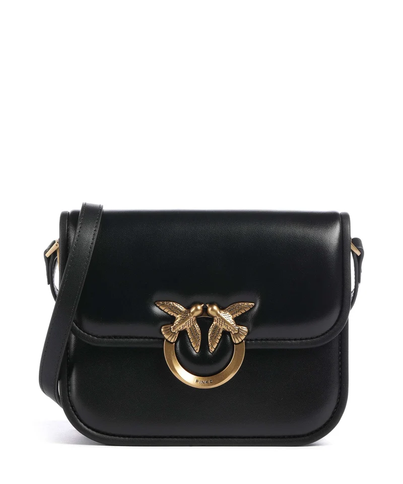 Pinko Love One Mini Sac bandoulière nero/antique gold