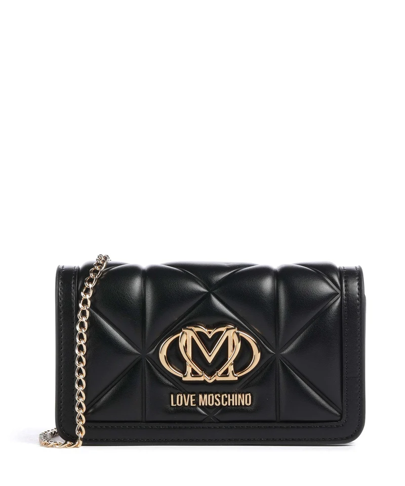Love Moschino Embossed Q Portefeuille black