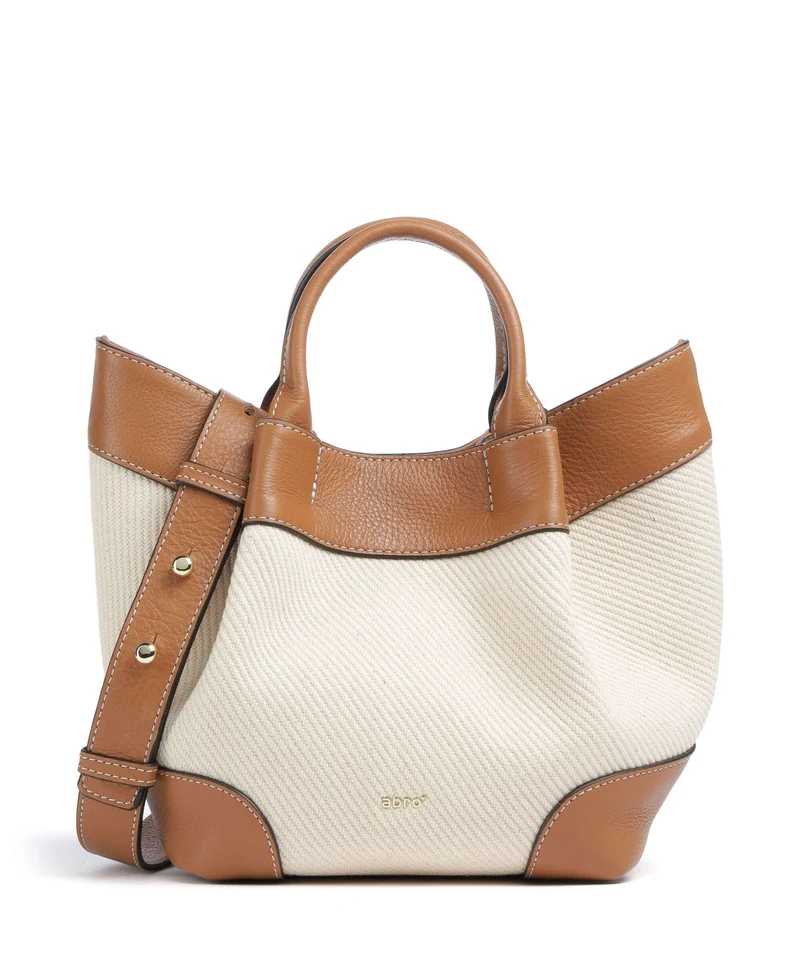 Abro Super Drill Essential Small Sac à main ivory/cuoio