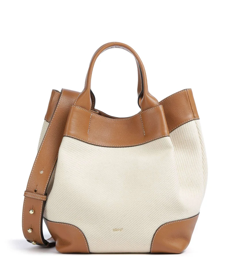 Abro Super Drill Essential Medium Sac à main ivory/cuoio