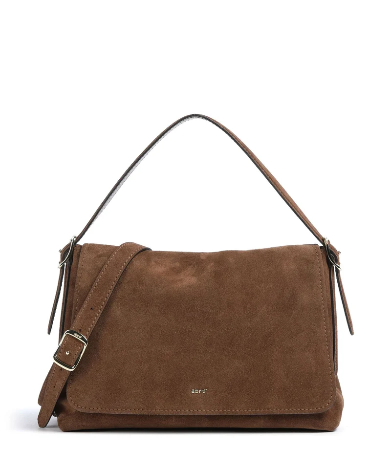 Abro Suede Carina Sac porté épaule wood