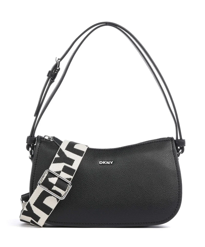 DKNY Nessa Sac porté épaule black/silver