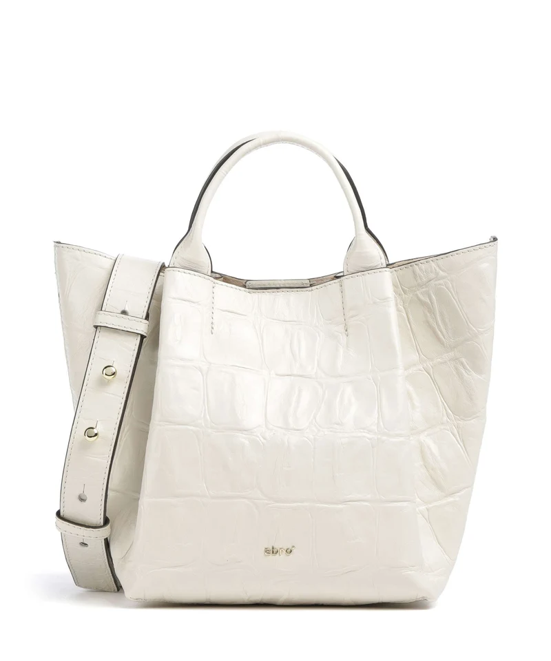 Abro Maxi Cocco Essential Small Sac à main milk