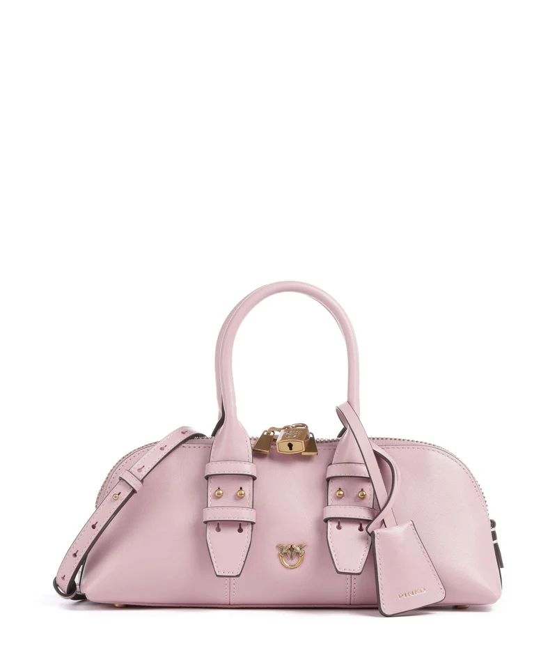 Pinko Bowling Horizontal Sac à main rosa chiaro/antique gold