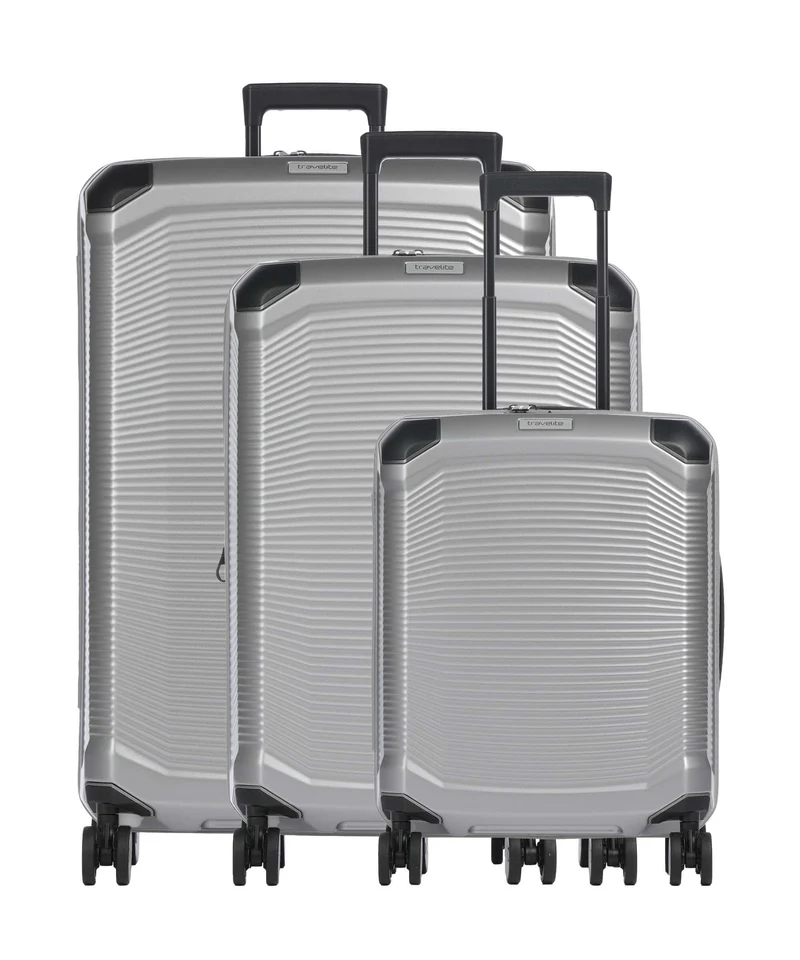 Travelite Millenium Set de valise (4 roues) silver