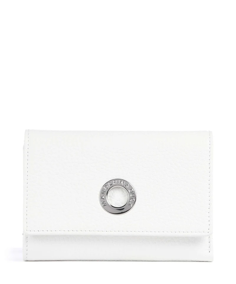 Mandarina Duck Mellow Leather Portefeuille blanc