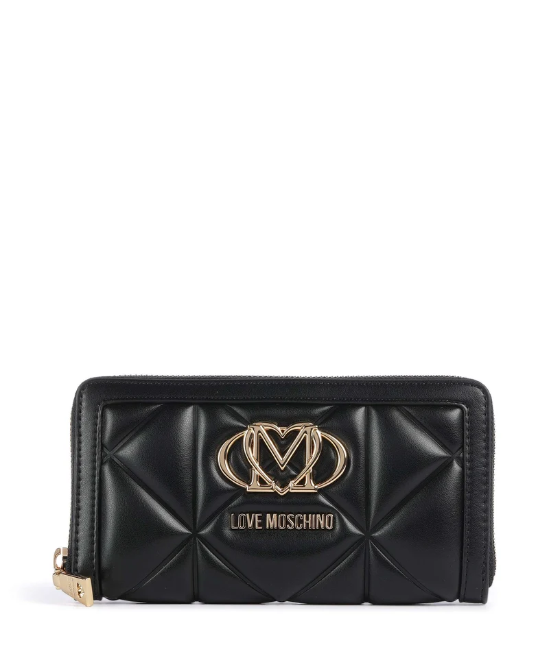 Love Moschino Embossed Q Portefeuille black