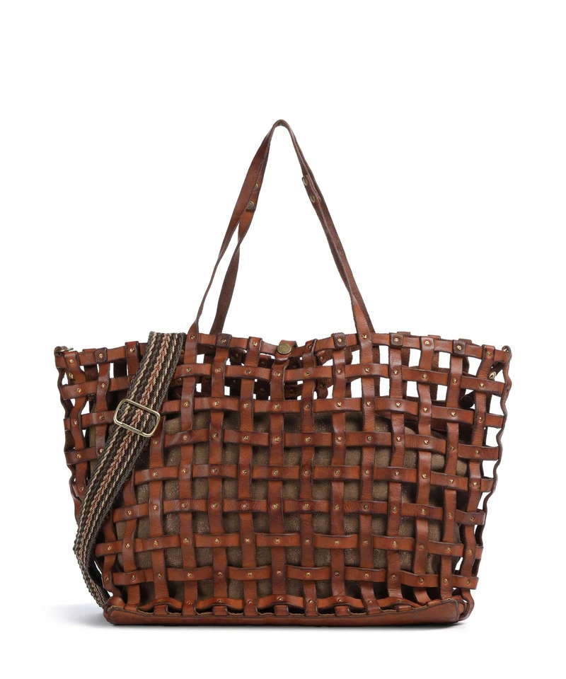 Campomaggi Cabas cognac/bronze