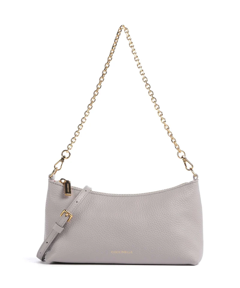 Coccinelle Aura Sac porté épaule oyster