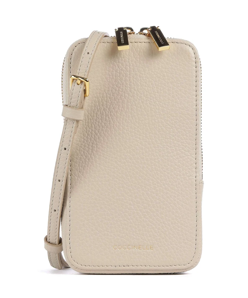 Coccinelle Flor Pochette telephone sandshell