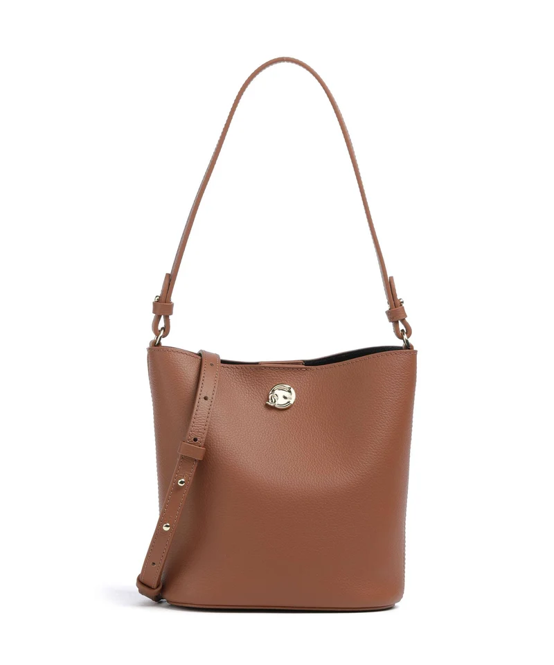 Coccinelle Nikla Sac seau cognac/noir