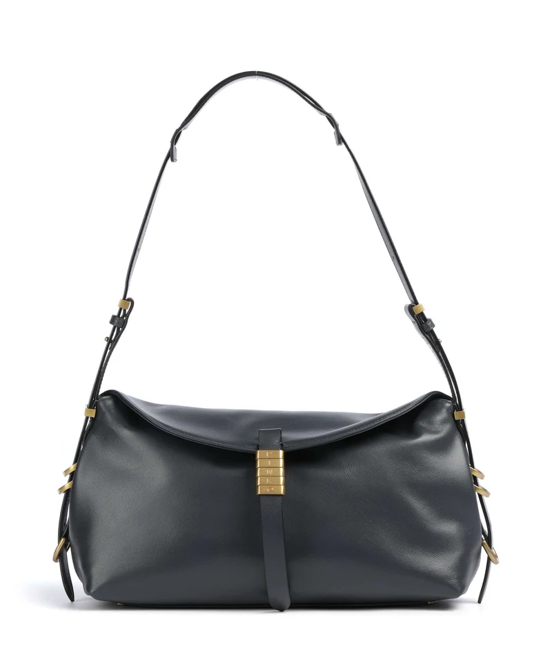 Pinko Saddle Sac porté épaule grigio asfalto/antique gold