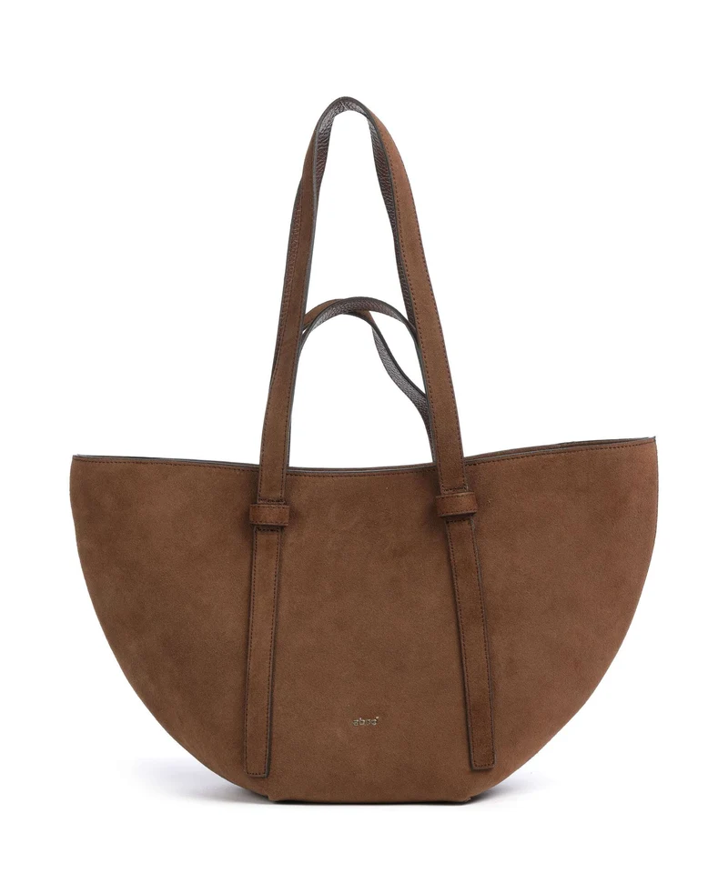 Abro Suede Cosmo Medium Cabas wood