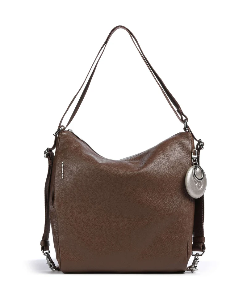Mandarina Duck Mellow Leather Sac à main porté dos milk chocolate