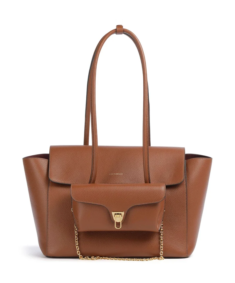 Coccinelle Beat Cabas cognac