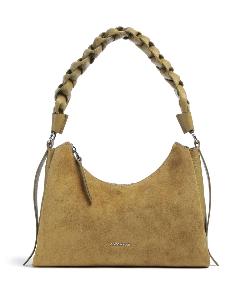 Coccinelle Boheme Suede Sac porté épaule seagrass