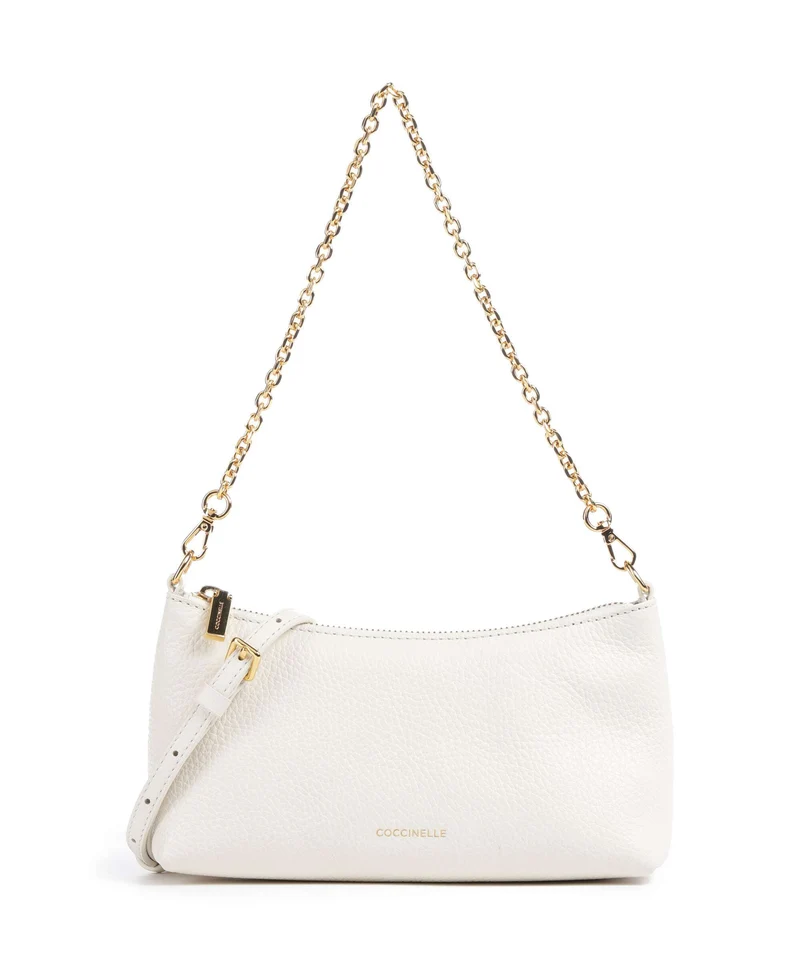 Coccinelle Aura Sac porté épaule pearl