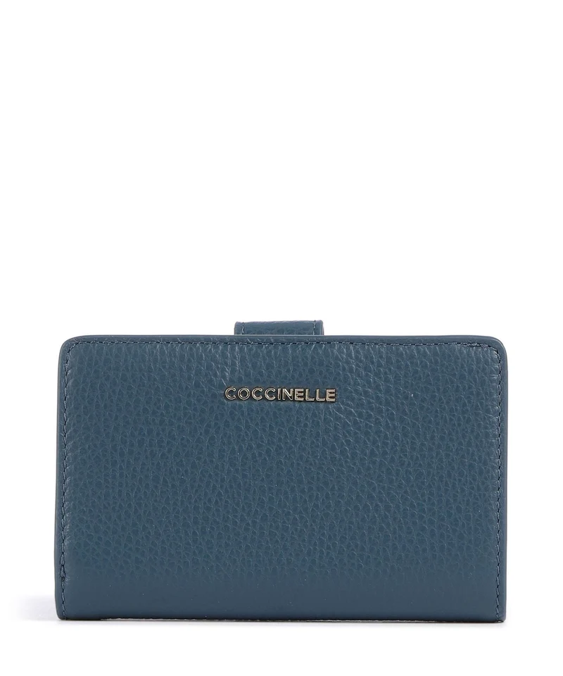 Coccinelle Metallic Soft Portefeuille deep blue