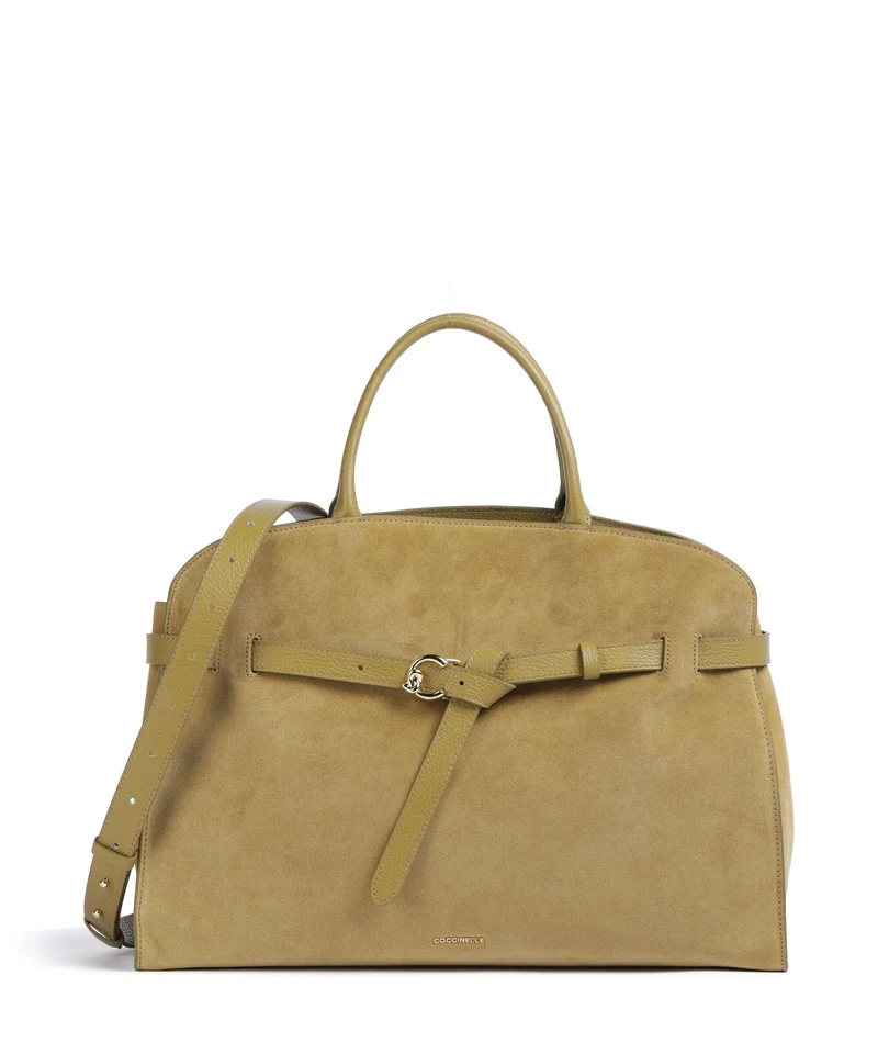 Coccinelle Sabine Suede Sac à main seagrass