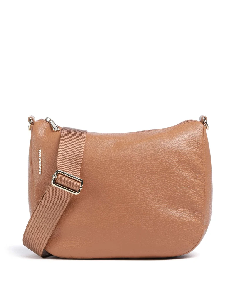Mandarina Duck Mellow Leather Sac bandoulière pecan nut