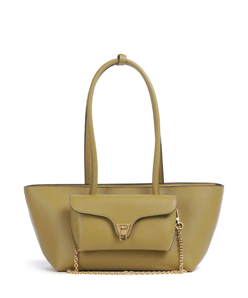 Coccinelle Beat Double Sac porté épaule seagrass