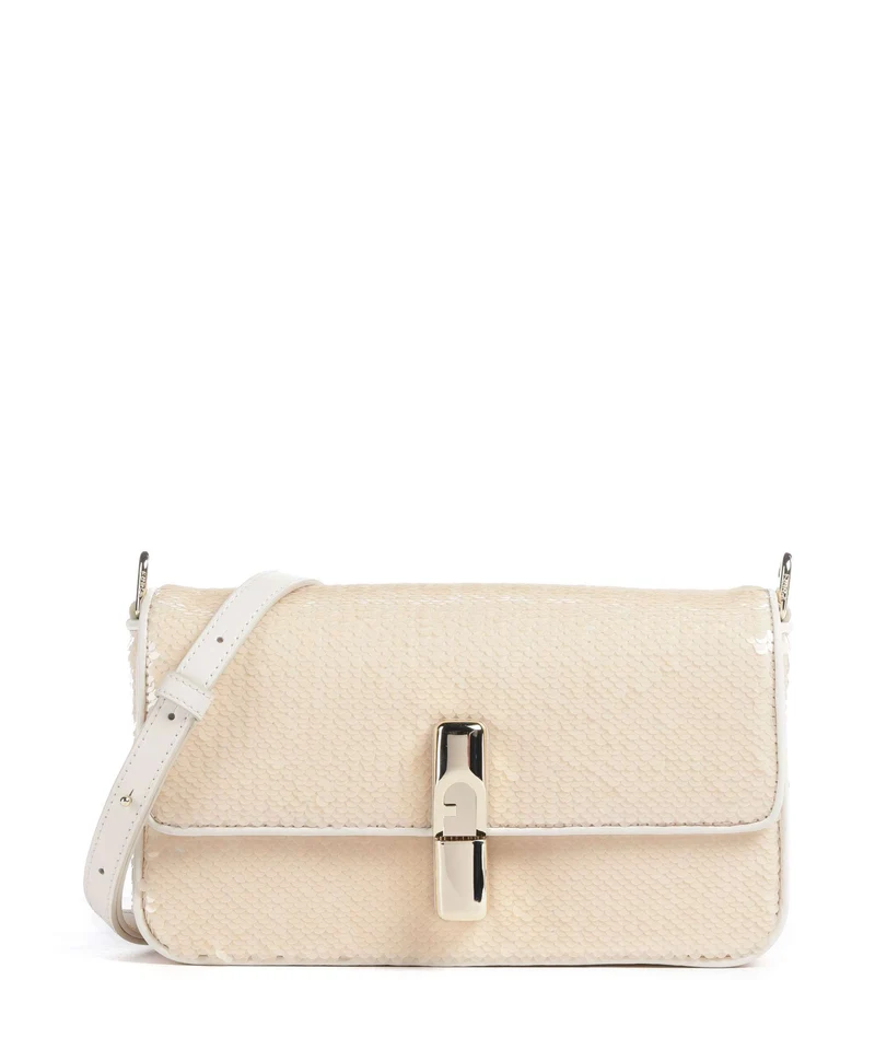 Furla Iride S Sac bandoulière panna