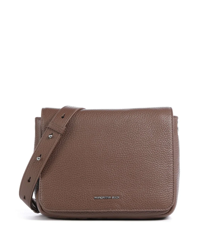 Mandarina Duck Mellow Leather Sac bandoulière milk chocolate