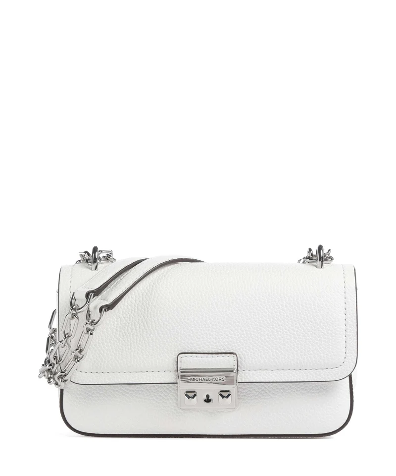 Michael Kors Tribeca Small Sac porté épaule optic white