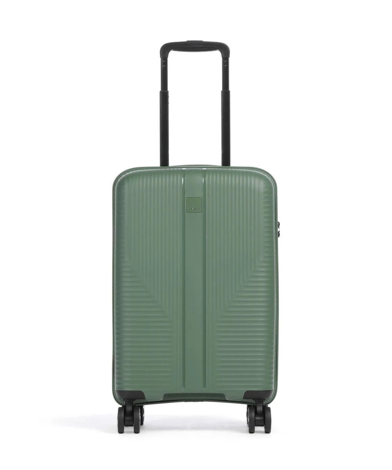 Travelite Air Stripe Slim Valise 4 roues green