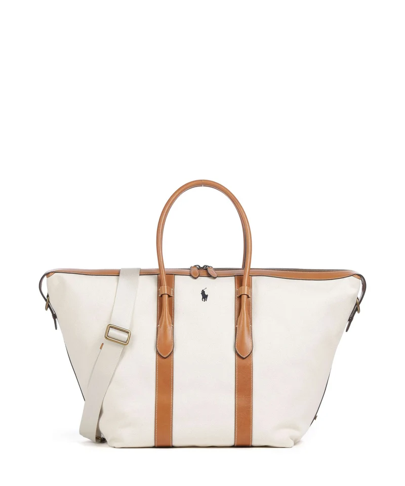 Polo Ralph Lauren Bellport Extra Large Sac week-end natural/cuoio