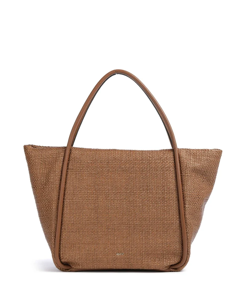 Abro Raffia Intreccio Willow Cabas caramel/cognac