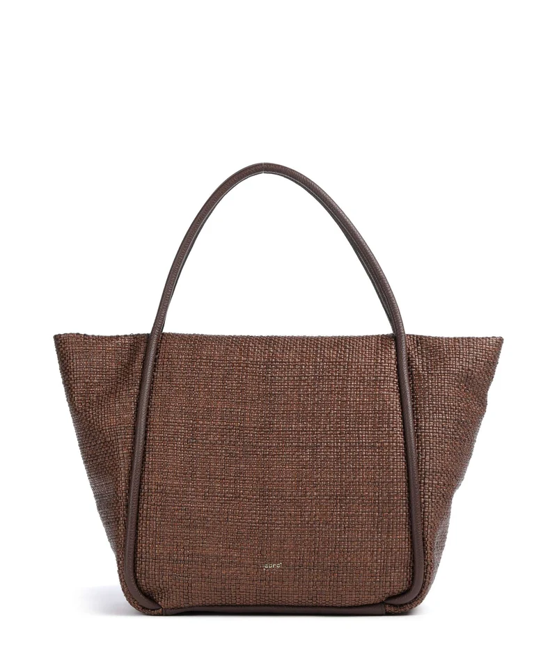 Abro Raffia Intreccio Willow Cabas wood