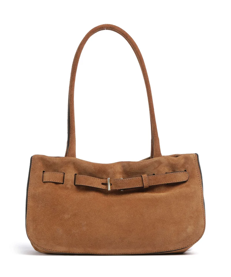 Abro Suede Jill Sac porté épaule cuoio